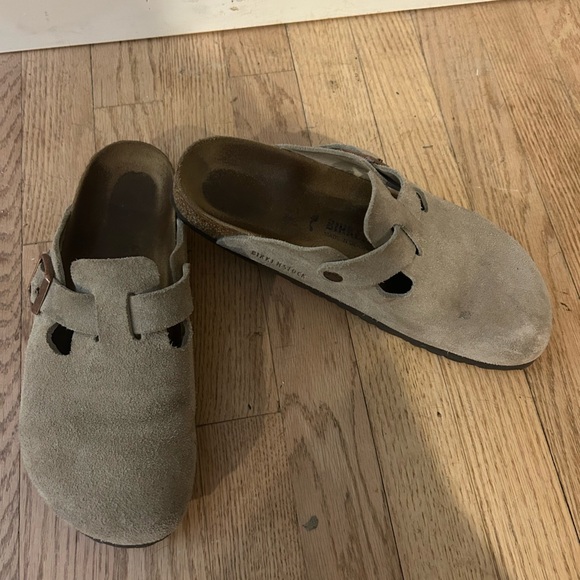 Birkenstock Suede Slip-On Clogs - Picture 3 of 8